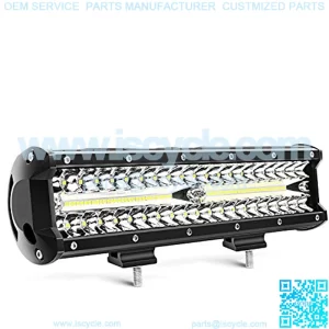 Led Light Bar 12Inch 300W Triple Row Flood Spot Combo 30000LM Bar Driving Boat Lighting Led Off Road Lights for Trucks