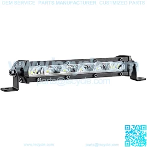 Slim LED Light Bar 6 Inch 30-watt 3000-lumen Spot Flood Combo Beam Ultra-Thin Offroad Driving Fog Work Lights Single Row LED Light Bar for Truck ATV UTV SUV Boat, 12v LED Light Bar