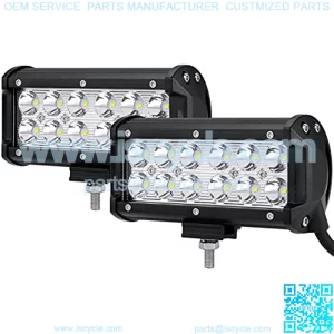 7inch LED Light Bar, 36W Spot Off Road Driving Light Super Bright Led Spot Light Pod IP67 Waterproof Backup Light for trucks 4x4 Military Mining Boating Farming and Heavy Equipment