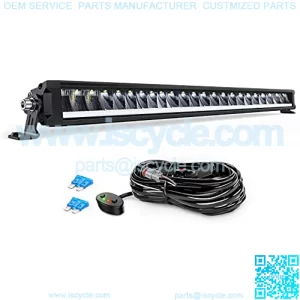 30 Inch LED Light Bar 120W 13000LM Anti-Glare Flood Spot Combo DRL Offroad LED Driving Light Bar IP68 w/ 16AWG DT Wiring Kit for Pickup Truck SUV ATV UTV Boat 4x4 Jeep