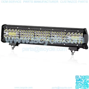 LED Light Bar, Niking Auto 15 Inch 336W Quad Row Off Road LED Driving Lights Spot Flood Combo Beam Fog Lamps LED Work Light Waterproof for Trucks ATV UTV SUV Boat
