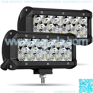 LED Pods, Roador 2pcs 7 inch 135W13500 LumensLED LightBarsUpgradedSpotFlood Combo Beam Square Work Pods Lights LED DrivingLightsAutomotive LED Fog Lights forOffRoadTruckATVUTVBoat