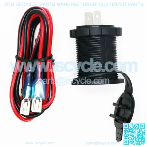 12-24V motorcycle double USB charger phone power adapter socket waterproof
