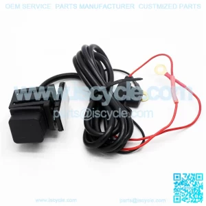 Motorcycle phone waterproof GPS dual USB power port outlet charger