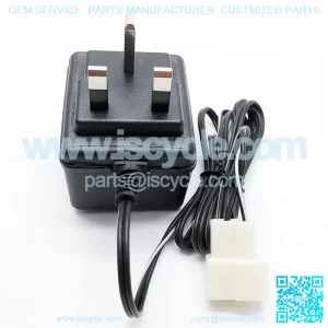 UK Plug / DC 6V 700mA Battery Charger Adapter For Electric Kids Ride on Car Bike Toy