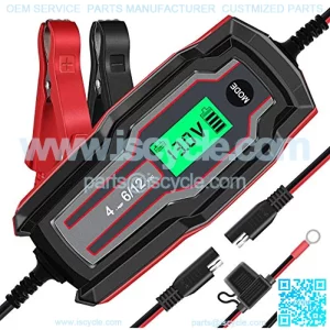 Car Battery r, 6V/12V 4 Amp Battery r Trickle r for Cars, Trucks Motorcycle Lawn Mower Boat Marine RV SUV ATV SLA Wet AGM Gel Cell Lead Acid Lithium Battery