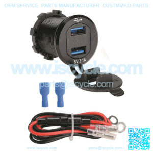 Universal DC 9V-48V Golf Cart DC Dual USB Charger