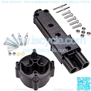 48 Volt MAC DC Charger Handle Plug and Receptacle Kit for Yamaha G19 & G22 Electric Golf Cart, OEM# JR1-H235A-00 JR1-H6181-02-00