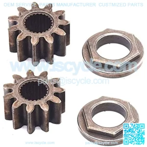 2 x Pack 717-1554 Steering Shaft Pinion Gear & Bushing Kit Compatible with 717-1554 941-0656A 741-0656 Fits 112-0863 and LT1042 LT1045 LT1046 LT1050
