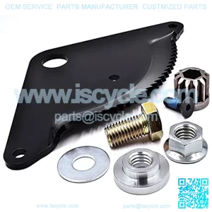 Improved Steering Gear Rebuild Kit Replaces 532194732 194732 Sector Plate, 587738906 Pinion, 532194747 Machined Pivot Bushing Upgrade & Hardware - Craftsman Poulan Weedeater