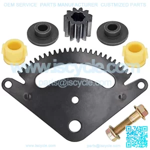 Steering Sector Pinion Gear Kit with Bushing Compatible with L Serie Lawn Tractors L107 L108 L110 L111 L118 L120 L130, Replace for GX20052BLE, GX20053, GX20054, GX21924BLE