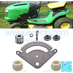 Selective Sector Gear Steering Kit Pinion Gear & Shaft Bushings Replacement for L118 L120 L130