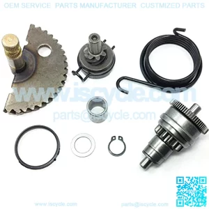49cc 50cc GY6 Kick start Gear Starter Motor Clutch Gear Bendix Scooter Moped ATV