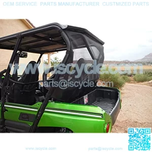 Compatible with Kawasaki Teryx 4 Seater Dust Guard with back mesh window 2012-2021 (Does not fit 2 seater model)