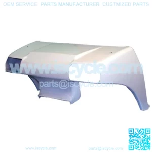 Golf Cart Body/ Front Cowl w/ Headlight Cutouts - BEIGE or WHITE (fits 1982+ Gas & Electric)