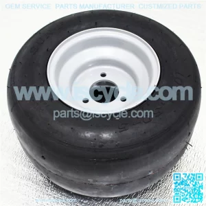 10x4.5-5 tire (tire with gray iron rim)