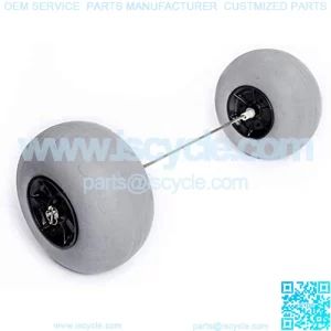 12" Balloon Wheel Conversion Kit for Big Wheel Beach Carts-Includes Stainless Steel Axle