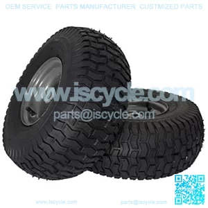 21446-2PK 15x6.00-6" Front Tire Assembly Replacement-Craftsman Mower, Pack of 2