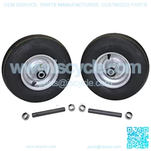 Set of (2) Hustler 13x5.00-6 Pneumatic assemblies. Fits Raptor SD & Fastrak replaces 605038.