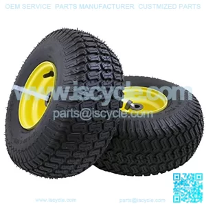15x6.00-6" Front Tire Assembly Replacement for 100 and 300 Series Riding Mowers - 2 pack