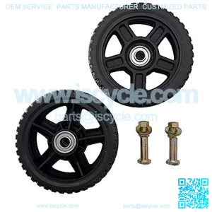 Set of 2 Wheel Kits for Push Mowers (6" Inch)