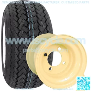416/234 - Steel, Beige 8x7 Standard with Kenda Hole In One, 18x8.5-8, 4 ply