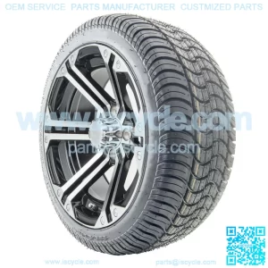 14" RX350 Machined Wheels and Tires Combo