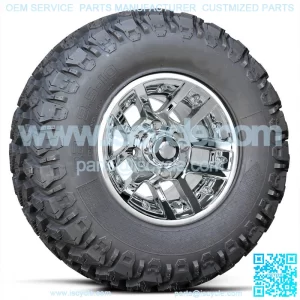 Alloys 10" Chrome Wheels with Hammer Tire Combo