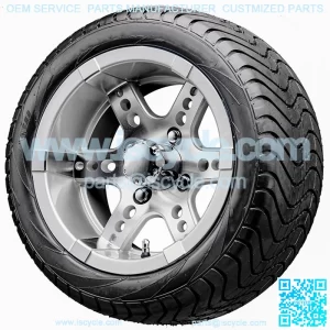 12" RX251 Machined Wheels and Tires Combo