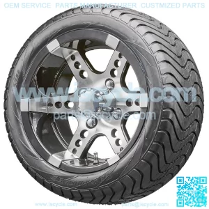 12" RX250 Machined Wheels and Tires Combo