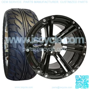 22x10R14" Wheel Combo (22" Tall Pre-Mounted)