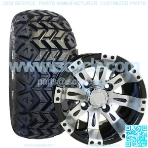 22x11-10" Tire & Wheel (22" Tall Pre-Mounted)