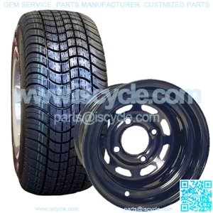 205/50-10" Wheel & Tire Combo (18" Tall Pre-Mounted)