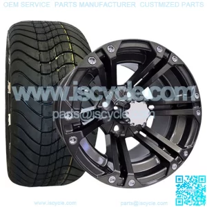 215/40-12" Tire & Wheel Combo (18.5" Tall Premounted)