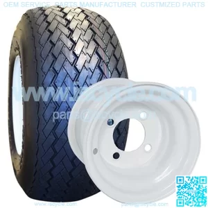 18x8.5-8" Tire & Wheel Combo (18" Tall Pre-Mounted)