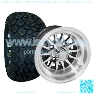 20x10-10" All Terrain Tire & Wheel Combo (20" Tall Pre-Mounted)