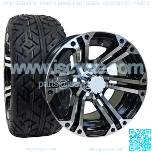 Golf VX 215/35 - 12" Tire/Wheel Combo (18" Tall, DOT)
