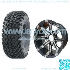 23x10.5-12" All Terrain Tire/Wheel Combo (23" Tall Premounted)