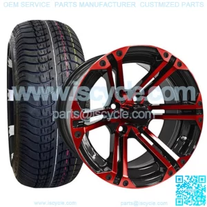 ITP Ultra GT 205/30-14" Golf Cart Tire/Wheel Combo (19" Tall)