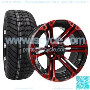 205/40R 14" Golf Cart Tires & Wheels (20.5" Tall)