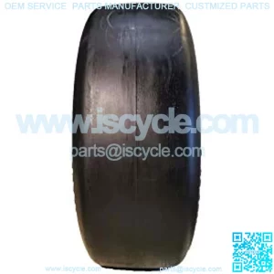 New Commercial Solid 13x5.00-6 Flat Free Smooth Tire on Steel Wheel for Riding Lawn Mower (Deck More Than 38") Garden Tractor - Center hub 3.25"-5.9" - Bore ID 5/8" 135006 (2)