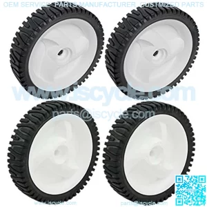 584465301 Lawn Mower Rear Wheel and 532403111 Lawn Mower Front Drive Wheel Bundle