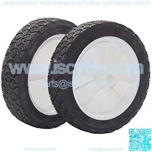 9611 Plastic Wheel 2PK Replacement 72-107/9611 Semi-Pneumatic Rubber Replacement Tire