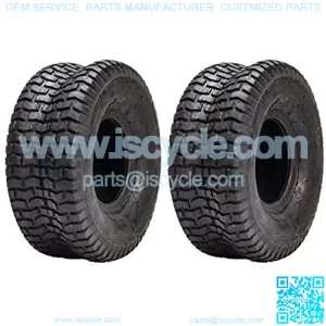 Pair of 2 15x6.00-6 15x6.00x6 Compatible with Turf Tires 2 Ply Lawn Mower Tractor