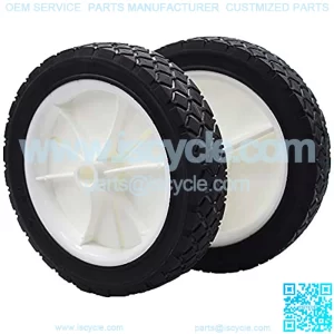 9611 Plastic Wheel Replacement Hand Trucks Wheel Lawnmower Grill Wheel 9611 72-107 7-inch 2 Pack