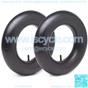 4.80/4.00-8" Heavy Duty Replacement Inner Tube with TR-13 Straight Valve Stem (2-Pack) - for Wheelbarrows, Mowers, Hand Trucks and More
