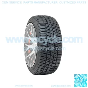 Set of 4 205/50-10 Fusion Golf Cart Street and Turf Tires No Lift Required