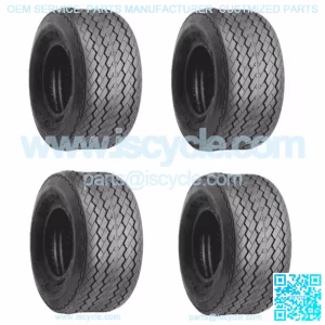 Set of 4 Golf Cart Street Tires 18x8.50-8 Excel Golf Pro Plus 6 Ply DOT Approved