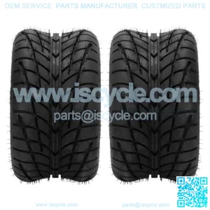 Set of 2 205/50-10 DOT Golf Cart Tires Wheels 4 Ply Tubeless 250 50 10