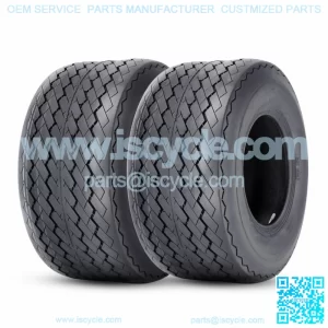 Set Of 2 18X8.50-8 Golf Cart Tires 18X8.50x8 4PR Heavy Duty Tubeless Replacement
